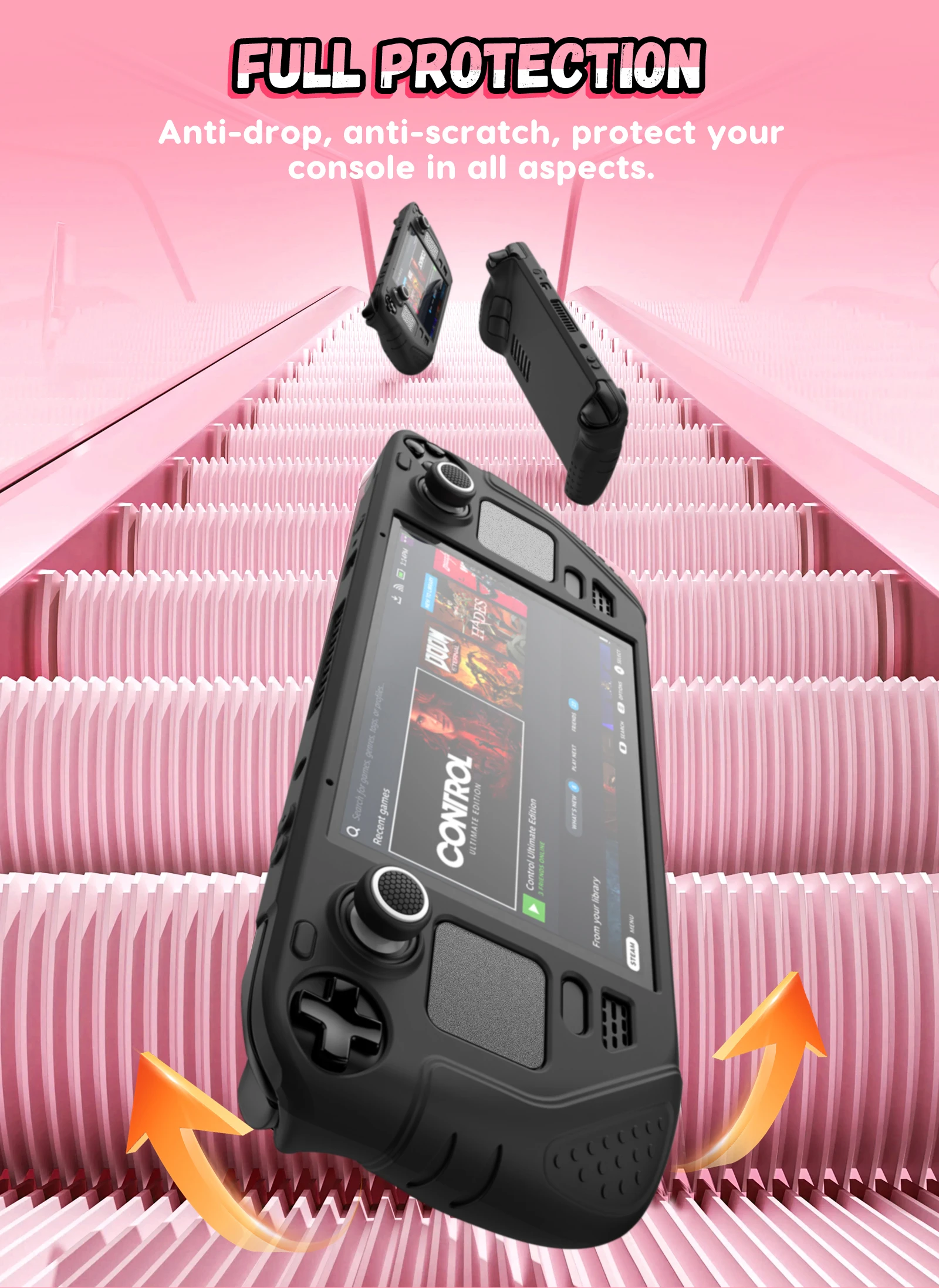 IINE Protective Case For Steam - Gaming Console All recension och pris