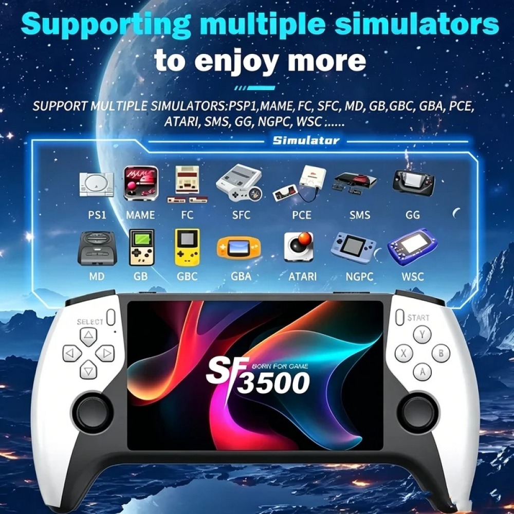 SF3500 5 inch Handheld Game Co - Gaming Console Latest recension och pris